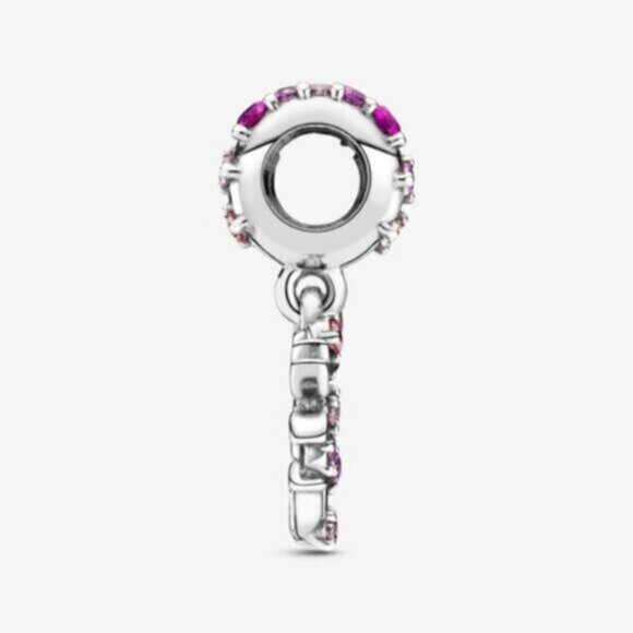 Pandora Pink Heart Family Tree Dangle Charm - Picture 3 of 6